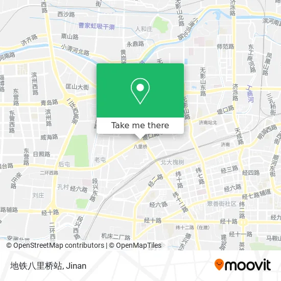 地铁八里桥站 map