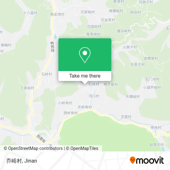 乔峪村 map