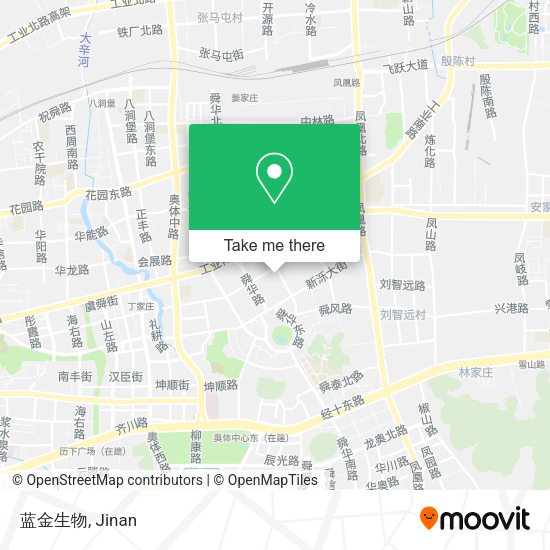 蓝金生物 map