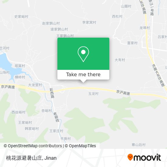 桃花源避暑山庄 map