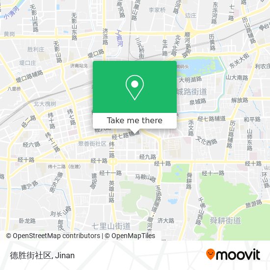 德胜街社区 map