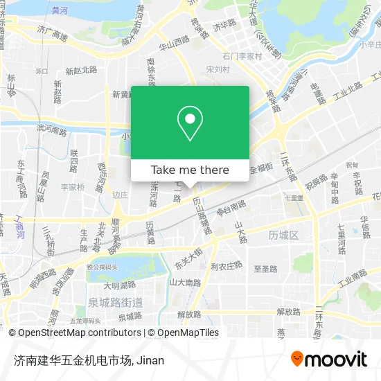 济南建华五金机电市场 map