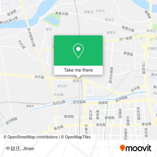 中赵庄 map