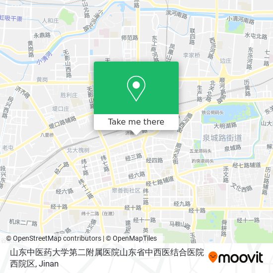 山东中医药大学第二附属医院山东省中西医结合医院西院区 map