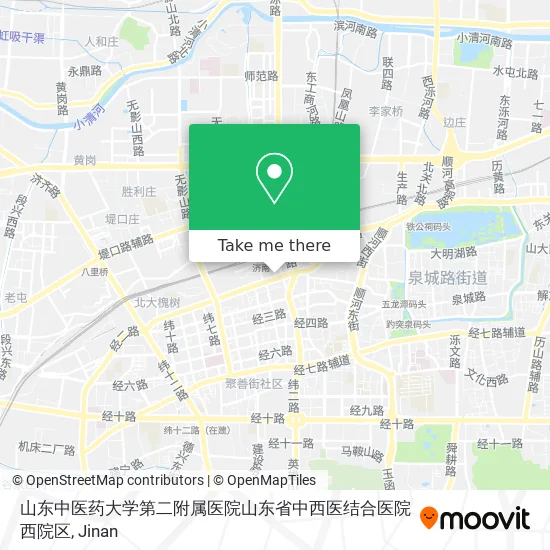 山东中医药大学第二附属医院山东省中西医结合医院西院区 map