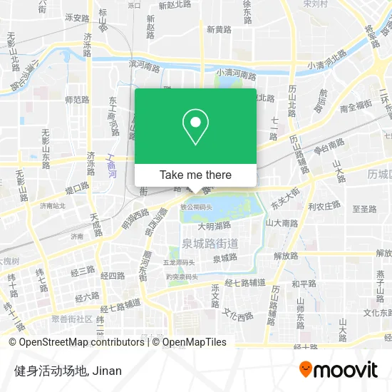 健身活动场地 map