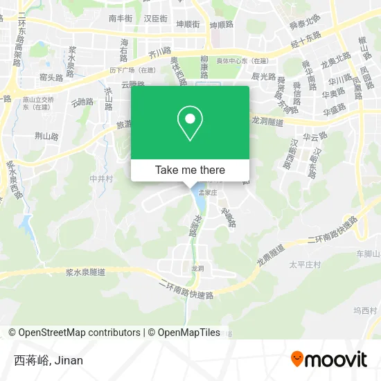 西蒋峪 map