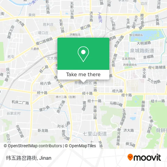 纬五路岔路街 map