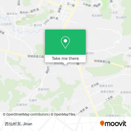 西仙村东 map