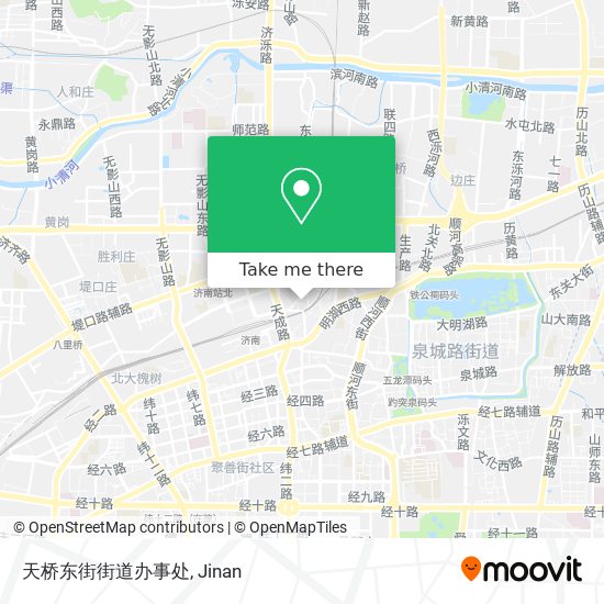 天桥东街街道办事处 map