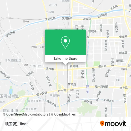 顺安苑 map