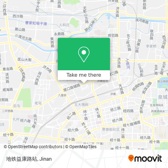 地铁益康路站 map