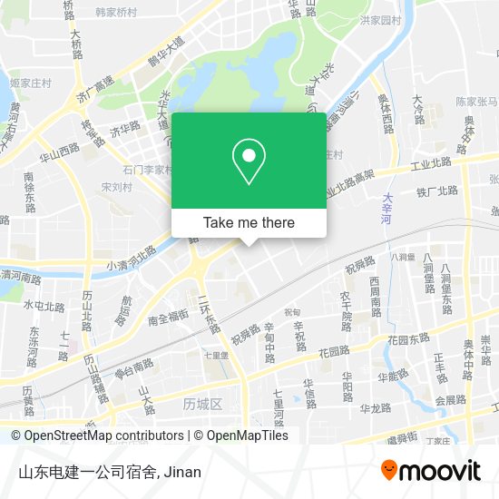 山东电建一公司宿舍 map
