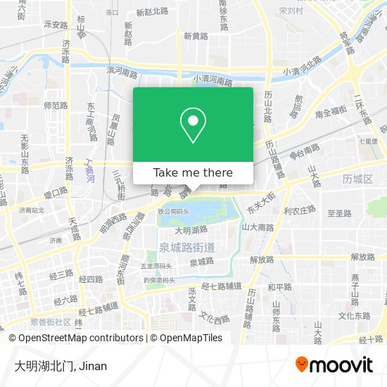 大明湖北门 map