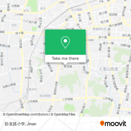 卧龙路小学 map