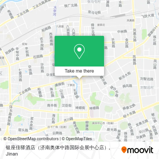 银座佳驿酒店（济南奥体中路国际会展中心店） map