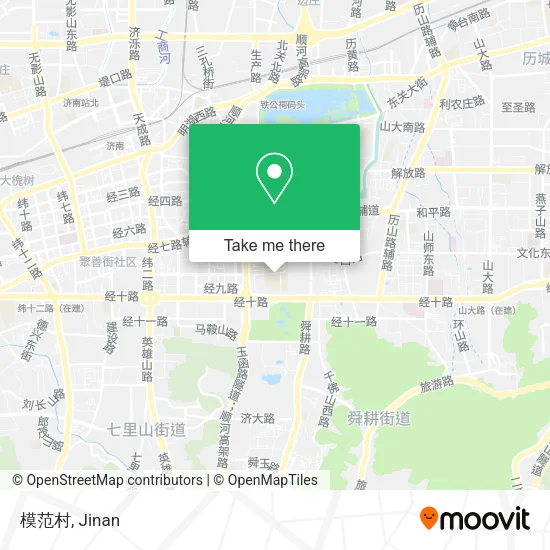 模范村 map