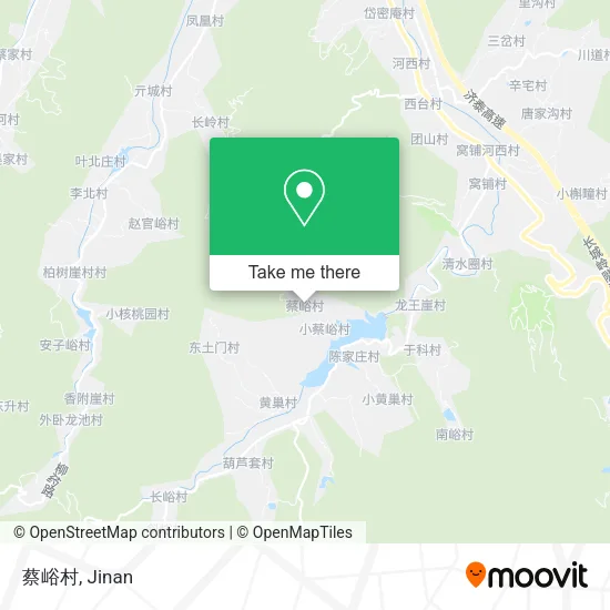 蔡峪村 map