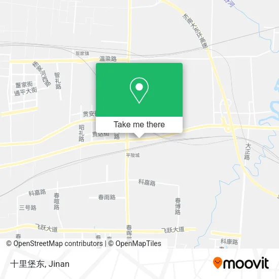十里堡东 map