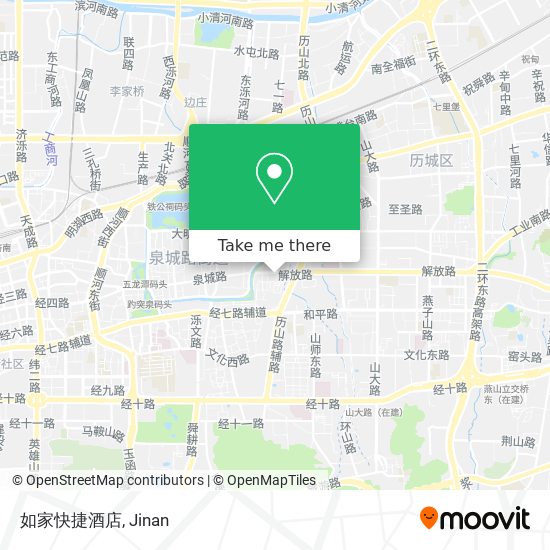 如家快捷酒店 map