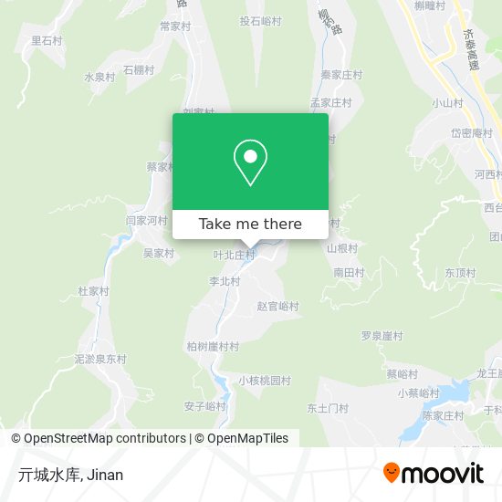 亓城水库 map