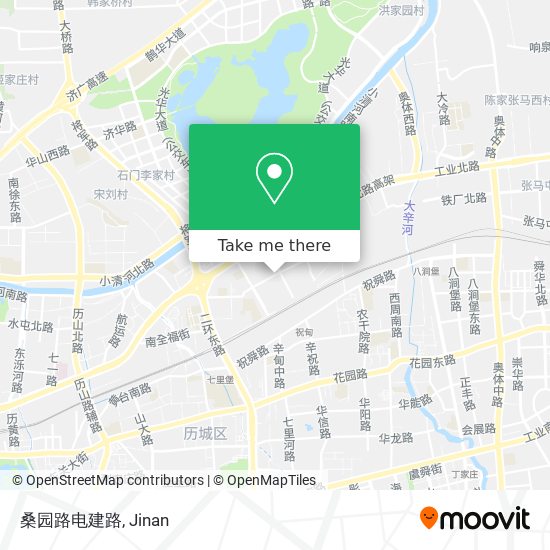 桑园路电建路 map