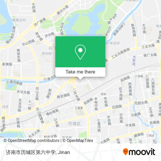 济南市历城区第六中学 map