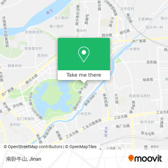 南卧牛山 map