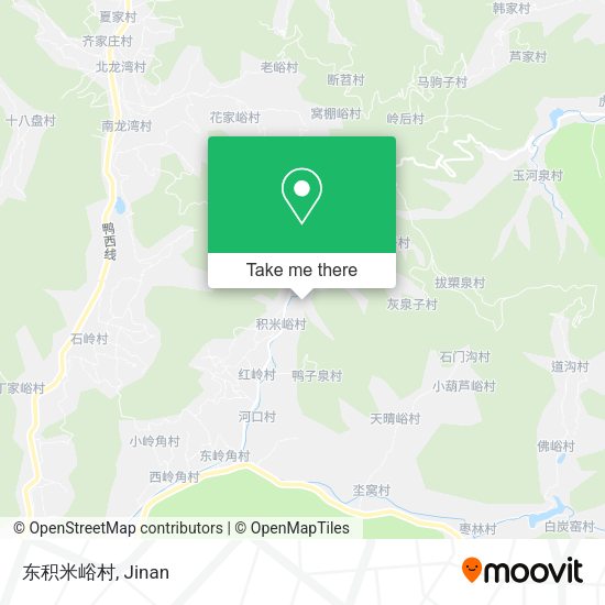 东积米峪村 map