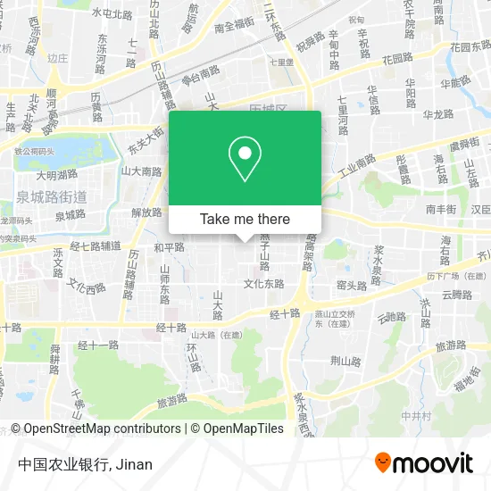 中国农业银行 map