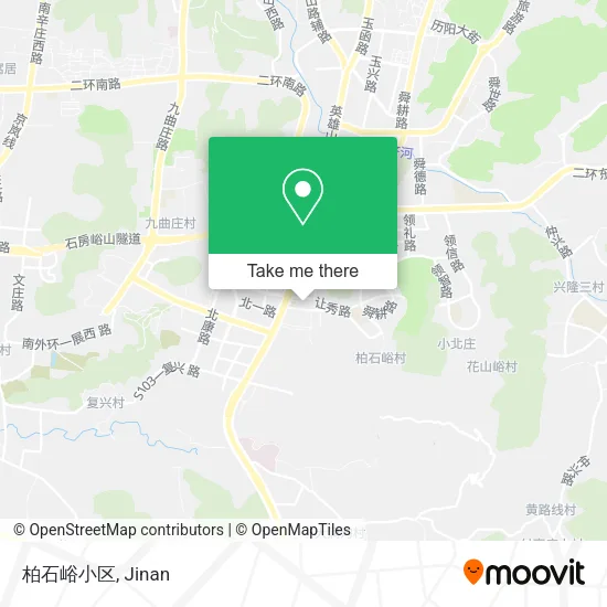 柏石峪小区 map