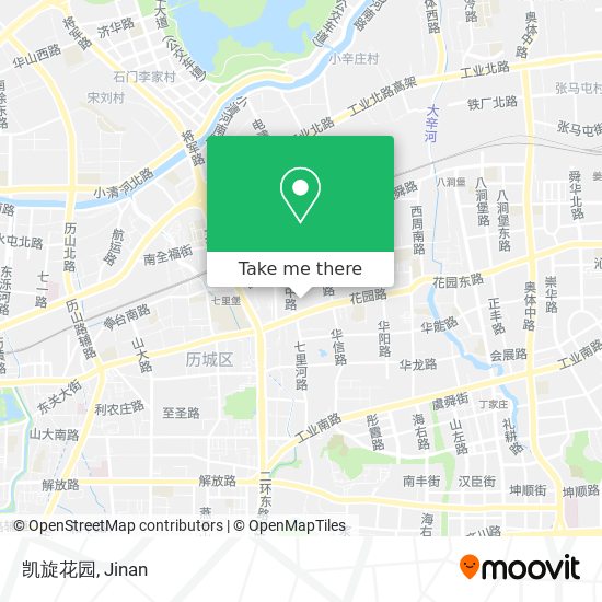 凯旋花园 map