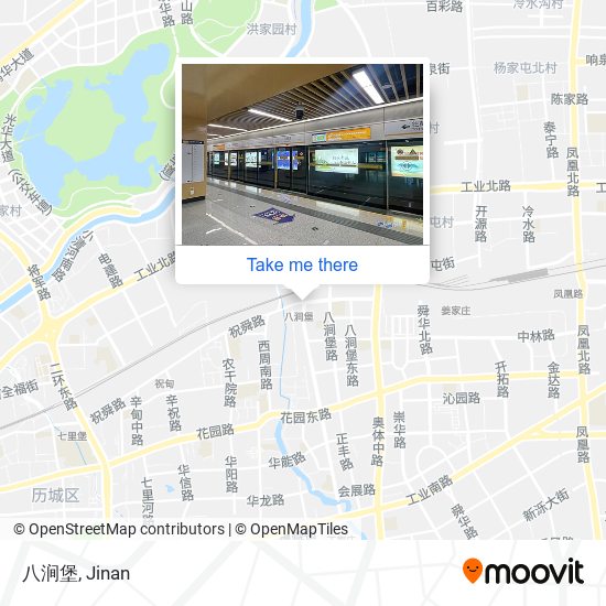 八涧堡 map