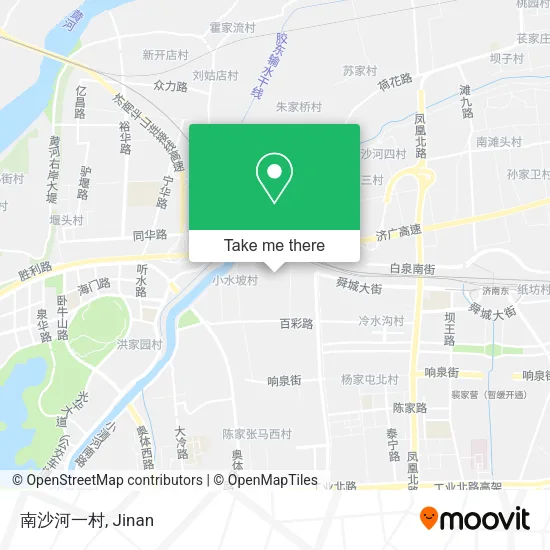 南沙河一村 map