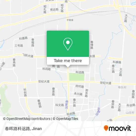 春晖路科远路 map
