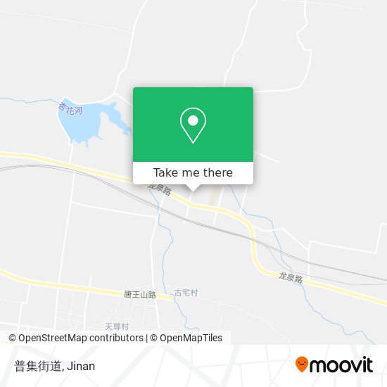 普集街道 map