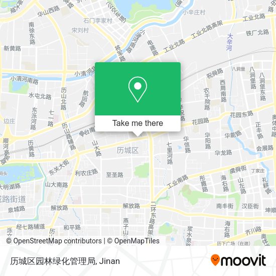 历城区园林绿化管理局 map