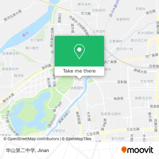 华山第二中学 map