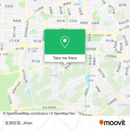 龙洞街道 map