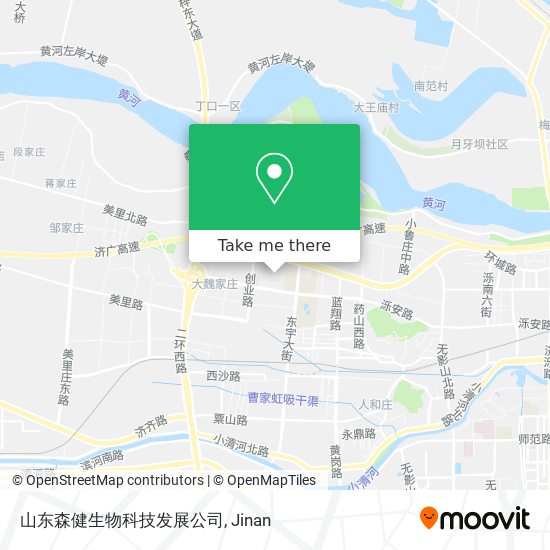 山东森健生物科技发展公司 map