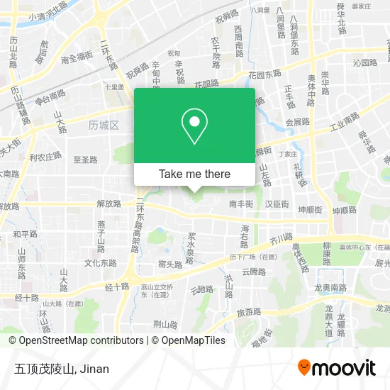 五顶茂陵山 map