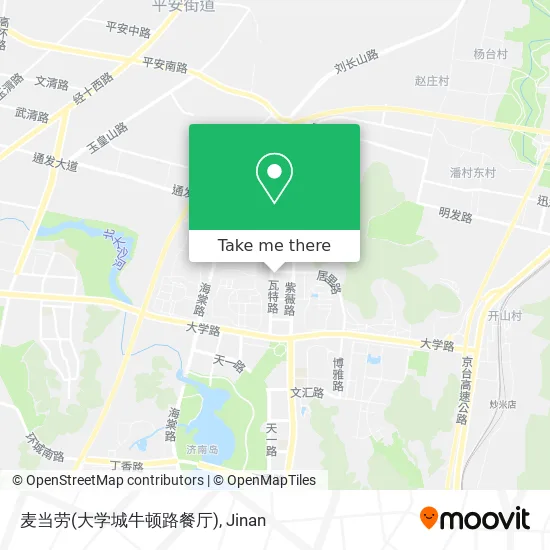 麦当劳(大学城牛顿路餐厅) map