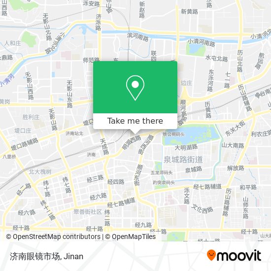 济南眼镜市场 map