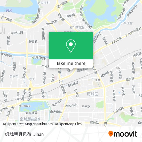 绿城明月风荷 map