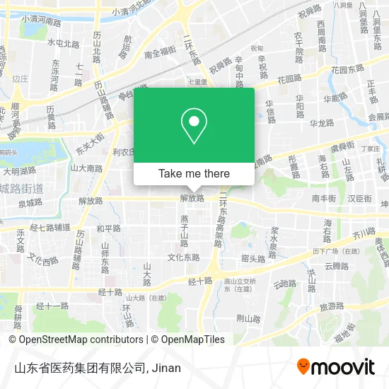 山东省医药集团有限公司 map