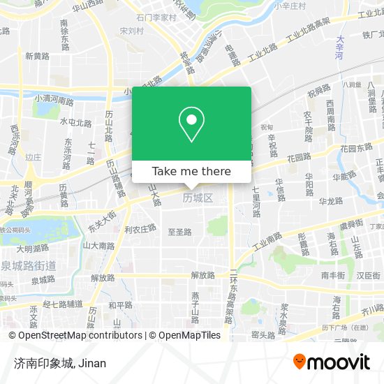 济南印象城 map