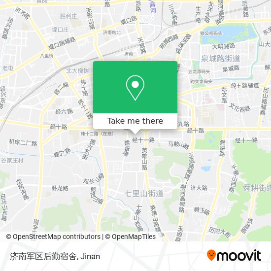 济南军区后勤宿舍 map
