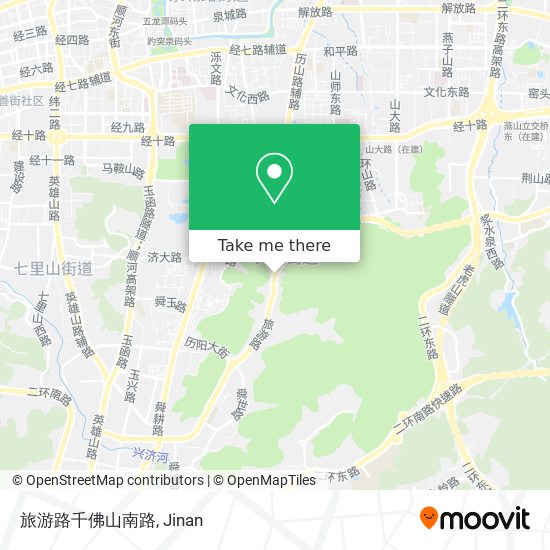 旅游路千佛山南路 map