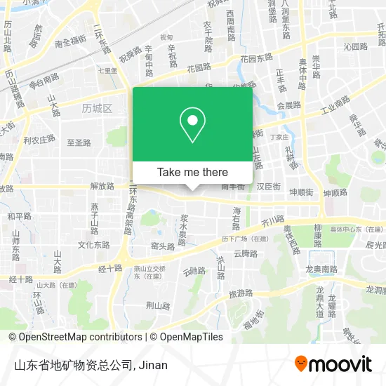 山东省地矿物资总公司 map