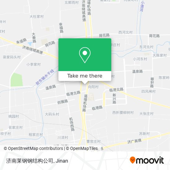 济南莱钢钢结构公司 map